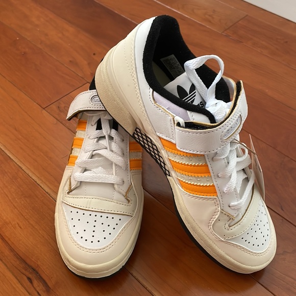 Adidas Forum 84 Low- Off White Orange Rush Purple Tint (size 37) - Picture 2 of 5